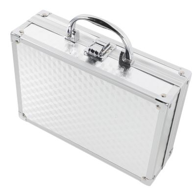 ANDRESLAD Portable Aluminum Alloy Multifunctional Medicine and Cosmetics Case Lightweight Travel Storage Box for Tools Outdoor Use and Home Organization