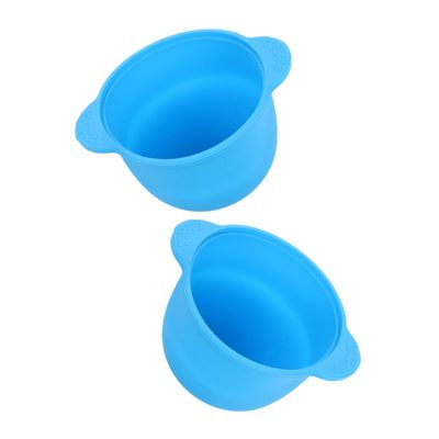 LALADEFIEE 2pcs Silicone Wax Warmer Liner Bowl for Hair Removal Multifunctional Wax Pot Liner Safe and Comfortable