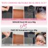 13x6 Full Frontal Skinlike Real HD Lace Front Wigs Human Hair Invisible 0.1mm Ultra-thin HD Lace Frayed Ends Pre Plucked Bleached Tiny Knots 200 Density Body Wave HD Lace Front Wigs For Women 30 Inch view 4