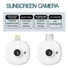 Soufyuane Mini UV Camera Portable Effective Sun Protection Visible and Makeup Removal Sun Protection Detection Facial Sun Protection for iPhone Android Phone (for iPhone (Lighting Port)) view 3