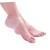 FRCOLOR Silicone Gel Heel Socks 1 Pair Moisturizing Cushions with Breath Holes Thick Foot Skin Care Protectors for Plantar Fasciitis Relief Suitable for Men and Women view 3