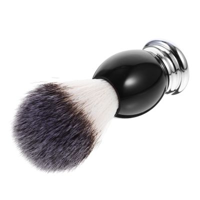Beatifufu Ergonomic Handle Shave Brush Barber Brush Neck Duster Beard Accessories for Men