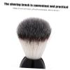 Beatifufu Ergonomic Handle Shave Brush Barber Brush Neck Duster Beard Accessories for Men view 2