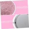 2pcs Rhinestone Double Sided Foldable Pocket Makeup Mirror Portable Cosmetic Mirror Ideal for Travel and Daily Use view 4