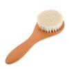 Wooden Handle Baby Hair Brush Wool Bristles for Infant Scalp Care view 1