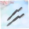 HAPINARY 6pcs Stainless Steel Angled Eyebrow Combs Lash Extension Spoolies for Beauty view 3