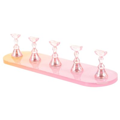 Magnetic Nail Holder Stand for Practice Tips and Manicure Display