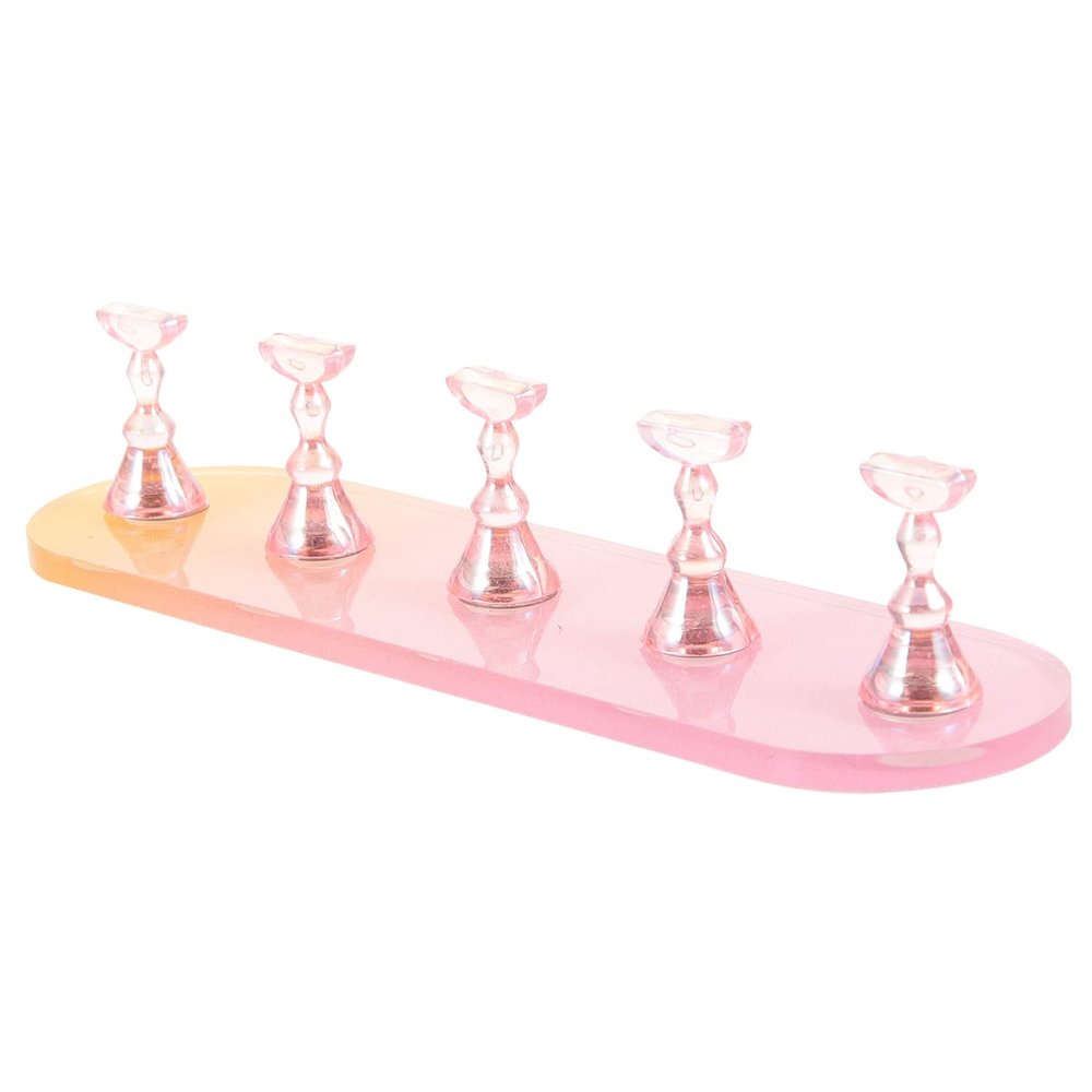 Magnetic Nail Holder Stand for Practice Tips and Manicure Display