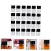 FRCOLOR 50pcs Glass Vials Leak Sample Containers for Travel Refillable Emulsion Bottles Lightweight Easy to Clean for Outdoor Activities view 4