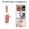Gogogmee Empty Bottle Keyring Case Hand Keychain Portable Travel Bottle for Liquid Essential Oil Perfume Keyring Holder view 4