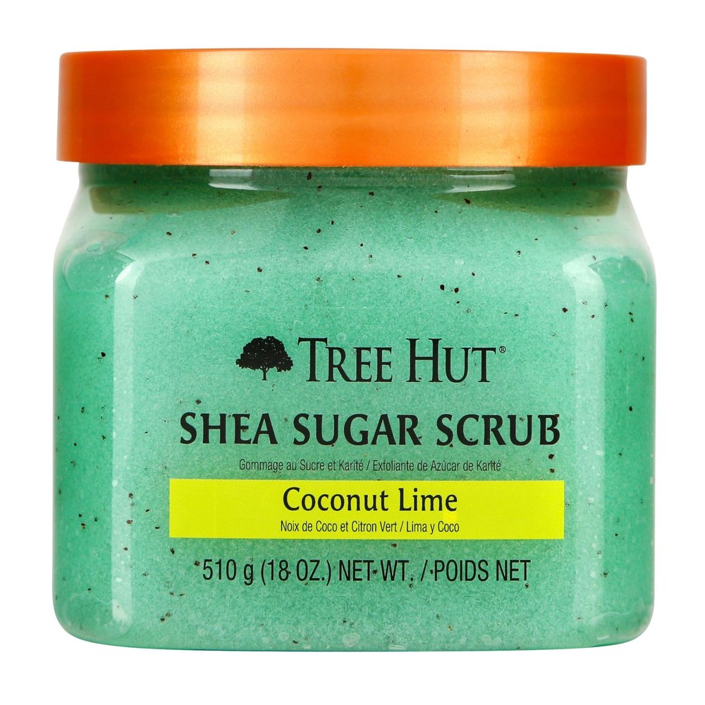 TREE HUT SCRUB BUNDLE: COCONUT LIME 18OZ SCRUB & EXOTIC BLOOM SHEA SUGAR SCRUB 18OZ