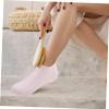 FOMIYES 2pairs Moisturizing Gel Socks and Gloves Set for Hand and Foot Care Overnight Hydration and Repair Soft Elastic Fit Antislip Design for Spa and Home Use Pink view 4