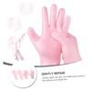 FRCOLOR 2 Pair Remover Socks Gloves Moisturizing Foot Cover Hand Gloves for Foot Care view 4