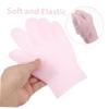 Healeved 2pairs Moisturizing Glove Socks Set Overnight Dry Hand Foot Care Gel Booties Spa Gloves Softening Hydrating Non-Slip view 3