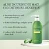 Aloderma Aloe Nourishing Hair Conditioner 16oz - Fresh, Organic Aloe Vera (No Water Added) + Crambe Seed Oil for Dry, Damaged Hair - Naturally Hydrate & Nourish for Soft, Shiny, & Healthy Hair & Scalp view 2