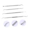 FOMIYES 4pcs Nail Care Tools Professional Manicure Nail Cleaning Instruments for Efficient Portable Design for Daily Use for Home Salon Silver view 2