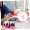 FOMIYES 4pcs Nail Care Tools Professional Manicure Nail Cleaning Instruments for Efficient Portable Design for Daily Use for Home Salon Silver view 4