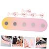 NULYLU 1set Creative Decorative Nail Holders for Training Gradient Oval Nail Stands Tips Convenient Beauty Display for Art and Practice view 3