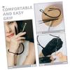SOESFOUFU 2pcs Silicone Tweezers Protector Wrist Band Makeup Bracelet for Eyelash Extensions Antislip Design for Comfortable and Versatile Eyelash Applicator Black view 3