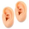 BIUDECO 2pcs Ear Molds for Jewelry Display Realistic Fake Ear Models for Piercing Practice and Teaching for Earring Showcase and Training view 1
