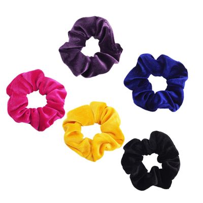 LALADEFIEE 5pcs Hair Ties Elastic for Ponytail Holders Women Girls Hair Ties Ribbon Hook