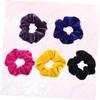 LALADEFIEE 5pcs Hair Ties Elastic for Ponytail Holders Women Girls Hair Ties Ribbon Hook view 3