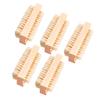 BCOATH 5 Pack Lotus Wood Pig Mane Cleaning Brush Set Hand Washing Brush for Household Use view 1