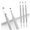FOYTOKI 3pcs Stainless Steel Nail Cuticle Nail Art Tools for Manicure and Pedicure for Cuticle Cleaning Salon view 4