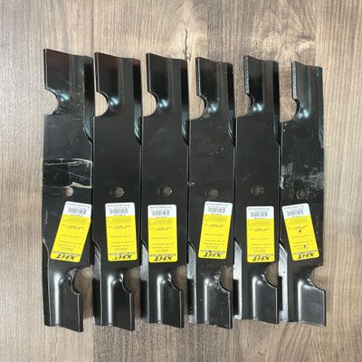 6 USA Blades Fits Bad BOY 038-0001-00 18.75" Long Outlaw Extreme XP ZT Elite 54"