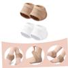 FRCOLOR 2pairs Moisturizing Cracked Heel Protectors Elastic Heel Sleeves for Men Women Comfortable Gel-Lined Toeless Socks view 2