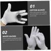 Beatifufu Moisturizing Cotton Gloves for for Men Women 15 Pairs Inspecting Gloves Set view 3