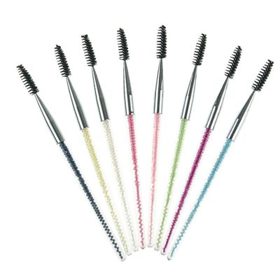 VINTORKY 3pcs Portable Mascara Brush Eyebrow Lash Brush Makeup Eyelash Comb Eyelash Curling Kit
