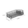 ABOOFAN Makeup Storage Bin with Divided Tray Skincare Organizer for Bathroom Counter Vanity Storage Organizer view 2