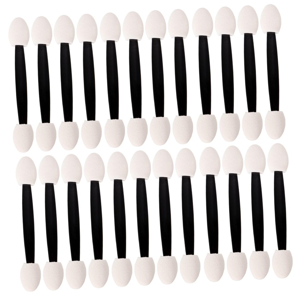LALADEFIEE 4bags Double-ended Eye Shadow Stick Makeup Tool Dual Sides Eyeshadow Sponge Brush for Women