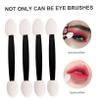LALADEFIEE 4bags Double-ended Eye Shadow Stick Makeup Tool Dual Sides Eyeshadow Sponge Brush for Women view 4