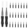 LALADEFIEE 50pcs Eyebrow Brush Cap Portable Eyebrow Mascara Wands for Brow Lamination and Eyelash Extensions for Travel and Professional Makeup Use view 1