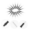LALADEFIEE 50pcs Eyebrow Brush Cap Portable Eyebrow Mascara Wands for Brow Lamination and Eyelash Extensions for Travel and Professional Makeup Use view 3