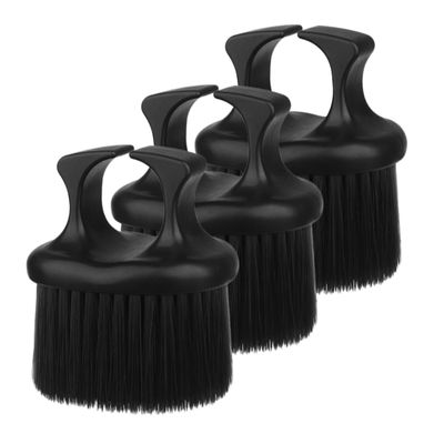 Beatifufu 3pcs Knuckle Beard Brushes for Men Ergonomic Mustache Grooming Tools Lightweight Bristle Hair Brushes for Shaping and Styling Facial Hair