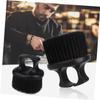 Beatifufu 3pcs Knuckle Beard Brushes for Men Ergonomic Mustache Grooming Tools Lightweight Bristle Hair Brushes for Shaping and Styling Facial Hair view 4