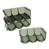 PRETYZOOM 3PCS Lipstick Organizer Rack Desktop Makeup Storage Box Multi-Compartment Lip Gloss Holder for Vanity Sturdy Plastic Makeup Organizer view 1