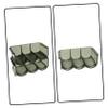 PRETYZOOM 3PCS Lipstick Organizer Rack Desktop Makeup Storage Box Multi-Compartment Lip Gloss Holder for Vanity Sturdy Plastic Makeup Organizer view 3