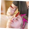Beatifufu Red Agate Facial Roller Massager for Home Use Dual-Head Rolling Massage Tool Safe and Effective Facial Massage Device view 3