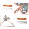 FOYTOKI 3pcs Antique Butterfly Hair Sticks Elegant Chinese Hair Chopsticks for Women for Dress up and Special Occasions view 2