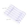 4pcs Nail Art Pen Stand with 5 Grid ABS Plastic Organizer view 2
