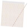 HAWILLOSCH 15cm Long Wooden Cotton Swabs with Comfortable Tips 100pcs Disposable Sterilized Versatile for Cleaning and Makeup view 1