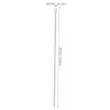 HAWILLOSCH 15cm Long Wooden Cotton Swabs with Comfortable Tips 100pcs Disposable Sterilized Versatile for Cleaning and Makeup view 2