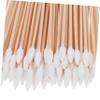 HAWILLOSCH 15cm Long Wooden Cotton Swabs with Comfortable Tips 100pcs Disposable Sterilized Versatile for Cleaning and Makeup view 3