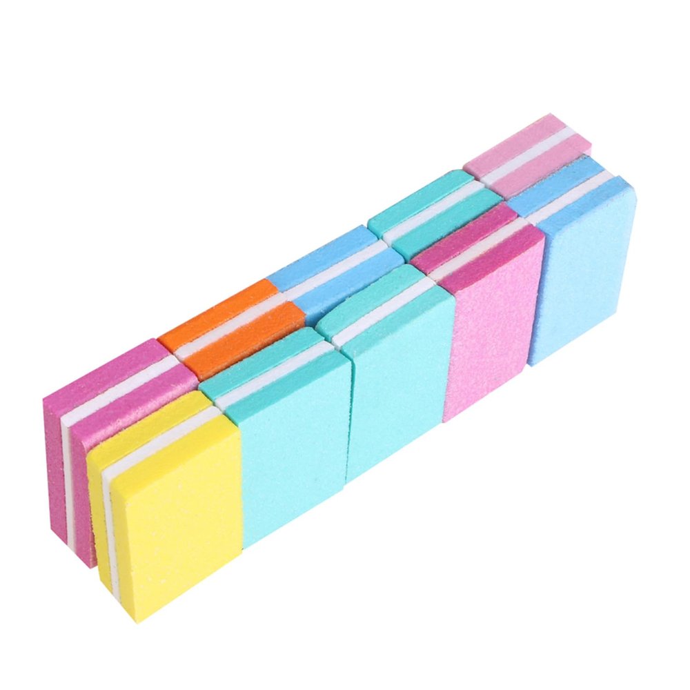 10Pcs Sponge Nail Files Block for Manicure Nail Shaping EVA