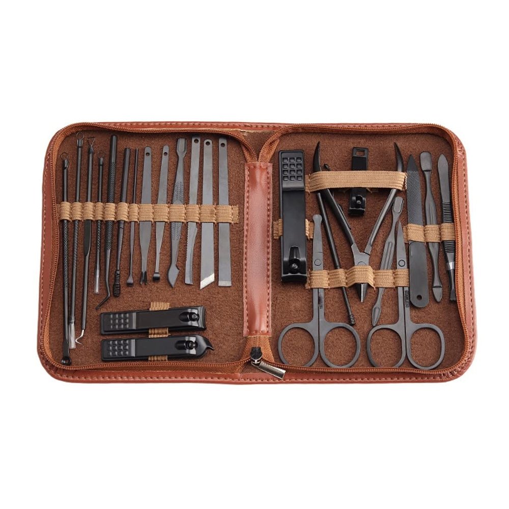 AFPSDLFJDLS Nail Clipper Tool Beauty Set Stainless Steel Nail Clippers Nail Clippers Full Set(D)