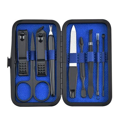AFPSDLFJDLS Stainless Steel Nail Clippers Set Scissores Tweezer Ear Pick Multi-Function Daily Hand Foot Care Tools Set(E)